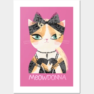 Meowdonna Posters and Art